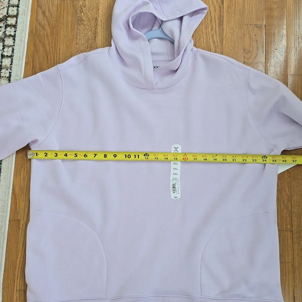 XERSION BRAND WOMEN'S PLUS SIZE LIGHT PURPLE PULLOVER HOODED FLEECE SIZE XXL - Picture 10 of 16